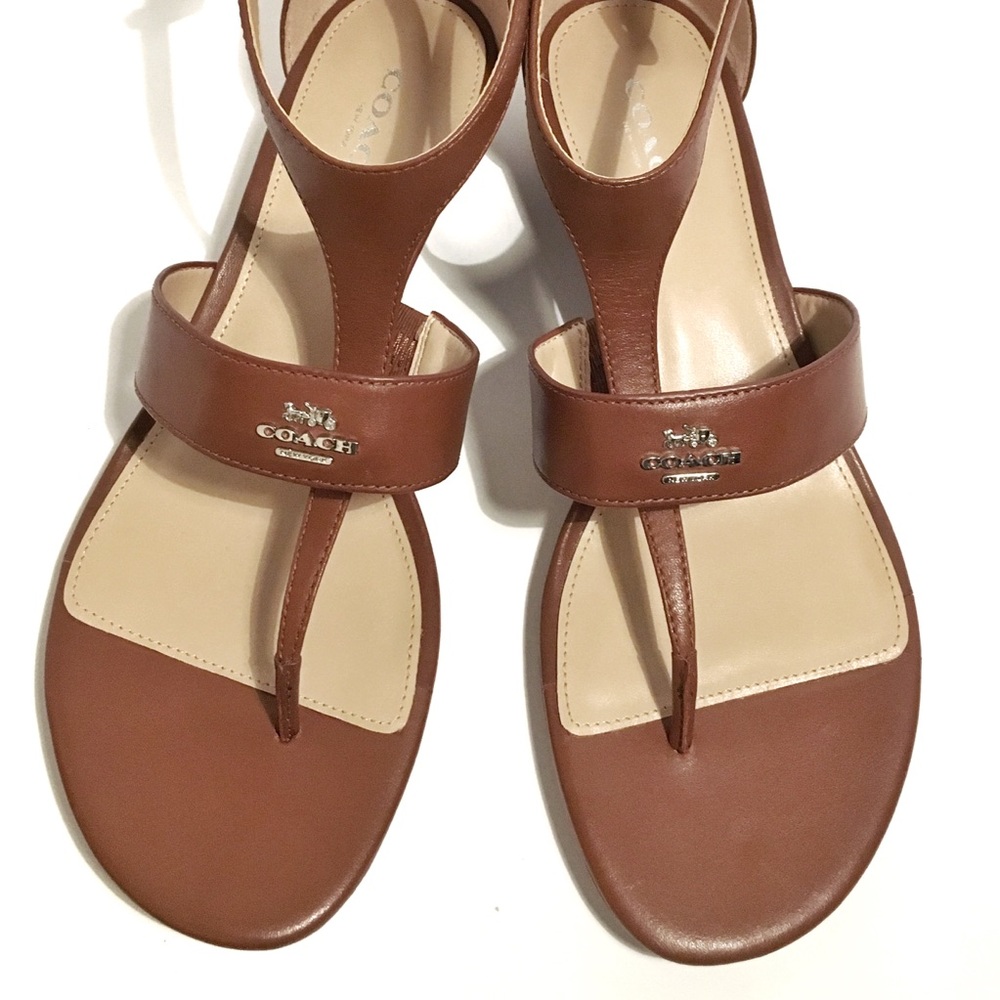 ✨FINAL PRICE✨ COACH Vienna Wedge Sandals - Picture 1 of 6